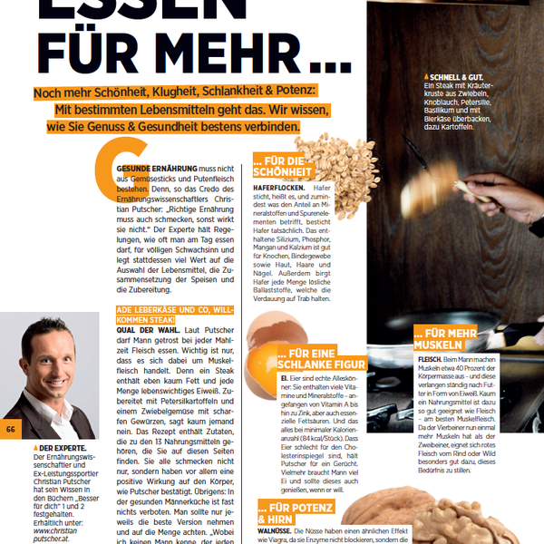 Bild zum Eintrag: Christian Putscher im MAN-Magazin - »Essen für mehr...«